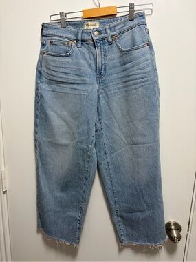 Madewell The Curvy Perfect Vintage Wide Leg Crop Jean Women’s Size 27P